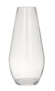 Amalfi Pippa Flower Vase Long Stem Decorative Clear Glass Vase Home Decor 35cm