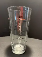 Libbey Duratuff Glass Cocktail Mixer Shaker Mixed Drink Recipes