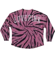 Vs Victorias Secret Pink Varsity Crew Sweater Jacket Top Dahlia Print M