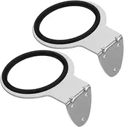 LALADEFIEE Hair Dryer Wall Mount Bracket Wall Mounted Hair Dryer Stand Space Stainless Steel for Bathroom