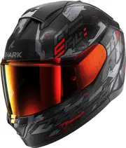Shark Ridill 2 Molokai, full face helmet , color: Matt Black/Grey/Red , size: M