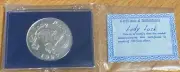 ORDER OF MYSTIC MAGNOLIAS 1997~ Silver Mardi Gras Doubloon~LADY LUCK~Fairhope