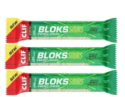 Clif Shot Bloks Energy Chews - Green Apple Flavor (Pack of 3) - Quick Energy FSH
