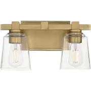 Maxim Lighting 21382CLNAB Cubos Wall Sconce Natural Aged Brass