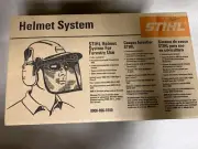 STIHL 0000-886-0100 Forestry Helmet System, ANSI Approved