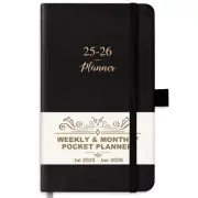 Pocket Planner 2025-2026, July 2025 - June 2026, 2025-2026 Weekly & Monthly C...