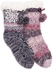 [MUK LUKS] Women's Tall Cabin Socks