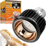 ANJOJOA UVB Reptile Light Bulb LED UVA UVB Light Full Spectrum Daylight High UV