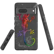 For Google Pixel 7 Case Tough Protective Cover Colorful Lizard
