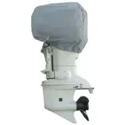 600 DENIER Outboard Boat Engine Motor Cover from 100 HP to 200 HP 2 Stroke GRAY