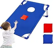 Kids Cornhole - Portable Cornhole Board Set - Fun Toddler Toy for Boy Girl Birthday Lawn Yard Backyard Kids Beach Party Indoor Outdoor