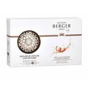 Maison berger paris Chrome Car Diffuser Gift Set + Exquisite Sparkle Refill