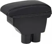 Armrest Box 3 USB Leather Center New Storage Box Modification for S&uzuki for Jimny Car Centre Armrest Glove Box(3)