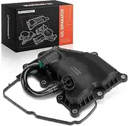 A-Premium Engine Crankcase Vent Valve Oil Separator Compatible with Ford Explorer, Escape, Fusion, Focus, Edge, Taurus & Land Rover Range Rover, LR2 & Lincoln MKZ, MKC, MKT & Jaguar F-Pace, XF, 2.0L