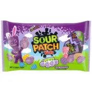 Sour Patch Kids 7.97 oz. SOUR EGGS Black Raspberry Soft & Chewy Candy BB 11/2025