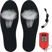 Heated Insoles for Men, Rechargeable, Heated Insoles for Women, Rechargeable, Heated Insoles for Boots, 2000 mAh, Breathable Thermal Foot Accessories