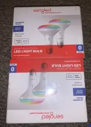 Sengled Alexa Smart Light Bulb, BR30 E26, 4-Pack, Multicolor Dimmable RGBW