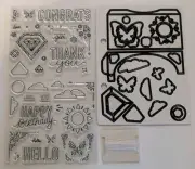 HSN Diamond Press SPINNING POP UP Dies/Stamps 0090