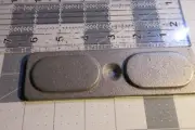 Cole stove brick retainer, cast iron for fire brick NOS