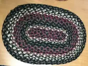 IHF braided jute 10"x15" accent mat BR-274 Plantation