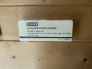 EIKI Language Master System Blank Card Set of 100 Tape Two Sides Set Of 4