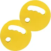 Pool Exercise Discs, 2X Floating Foam Water Training Dumbbells, Pool Workouts Aid with Ergonomic Grip for Teens Women Boys Men Youth Beginner