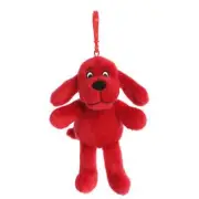 Aurora - Clifford - 6" Clifford Clip-On Playful Stuffed Animal