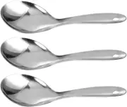 Rice Scooper 3Pcs Rice Paddle Spoon Stainless Steel Rice Scoop Metal Serving ...