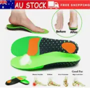 Orthotic Insoles Arch Support Flat Foot High Plantar Feet Fasciitis Pad Insert~
