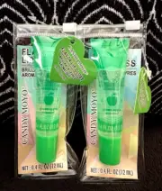 2pk CANDY MOYO GREEN APPLE SCENTED SHINE PLUMP LIP GLOSS HYDRATING LIPGLOSS LOT