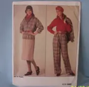 Vintage UNCUT Vogue Pattern 0995-Size 8-10-12, Jacket, Pants, Skirt & Blouse