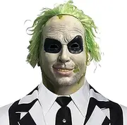 Varuotu Beetle Mask Juice Costume Adults Realistic Mage Mask Scary Zombie Mask Halloween Costume Outfit Latex Props