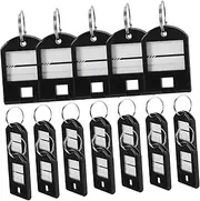 VILLFUL 50pcs Travel Tags Keychain Organizer Plastic Key Labels for Luggage Easy to Identify