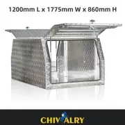 2.5mm 5052 Aluminium Checker Plate 1200mm 2 Doors Canopy