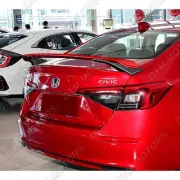 For 22-25 Honda Civic Sedan 4DR HP-Style 2-Tone Red & Black Trunk Spoiler Wing (for: Honda)