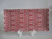 Fringe Studio ~ Nordic Red Stripes Foil Glass Rectangle Tray 4.5” X 9" NWT
