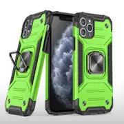 MCC Shockproof iPhone 12 Pro Max Heavy Duty Case Cover Tough Apple Ring [Green]