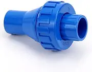 Valve,Ball Valve, 1pcs PVC One Way Non Return Check Valve Belt Spring Pipe Fittings Coupling Adapter Water Connector, for Garden Irrigation I.D20mm-32mm(Inner Dia.32mm)