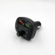 Wireless bluetooth FM RGB transmitter for car with 2-USB chargers | Hands-Free c