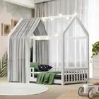 Scandi Wooden Kids House or Teepee Bed with Mattress Set | Children's Bed and...
