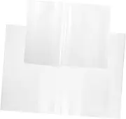 Veemoon 20Pcs Transparent Notebook Cover Thick Book Protection Film for Notebooks Scratch and for School Office and Personal Use