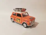 TOMICA DANDY F27 - MORRIS MINI COOPER [ORANGE] MONTE CARLO RALLY ABSOLUTE MINT