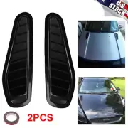 Universal Car Decorative Air Flow Intake Scoop Bonnet Simulation Vent Cover Hood