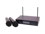 UHF Wireless Microphone System 2 Ch With Two Handheld Mics C8884