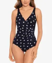 Miraclesuit Slimming One Piece Swimsuit Oceanus Sz 12 New with Tags