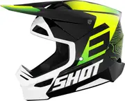 Shot Furious Apex Motocross Helmet, green-yellow, Size XL for Men Green Yellow