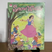 Vintage 1972 Whitman Disney Snow White and the Seven Dwarfs Paper Dolls Clothes