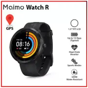 Maimo Watch R 1.3" 5ATM GPS Sport Mode Touch Screen Android iOS Smartwatch BLACK