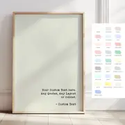 [Namly Design] Personalised Poster - Custom Quote Design