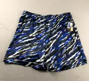 And1 Offense Shorts Mens 3XL Blue Elastic Waist Drawstring Score Hook Up NWT